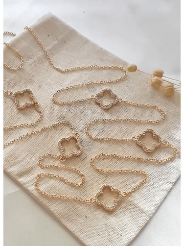 atelier MIU Vergulde ketting met sierelementen - (L)80 cm