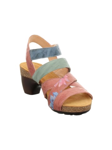 Think! Leren haksandalen meerkleurig