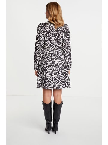 Rich & Royal Kleid in Schwarz/ Weiß