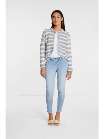 Rich & Royal Cardigan in Hellblau/ Creme