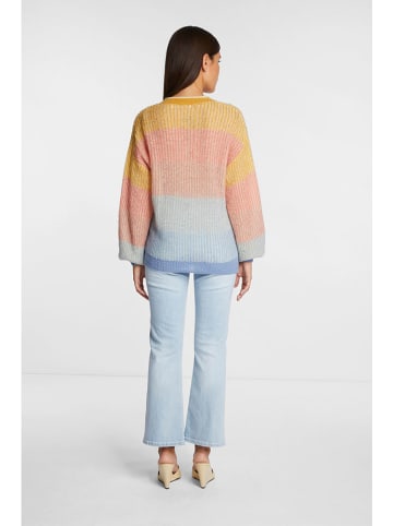 Rich & Royal Pullover in Rosa/ Hellblau/ Gelb