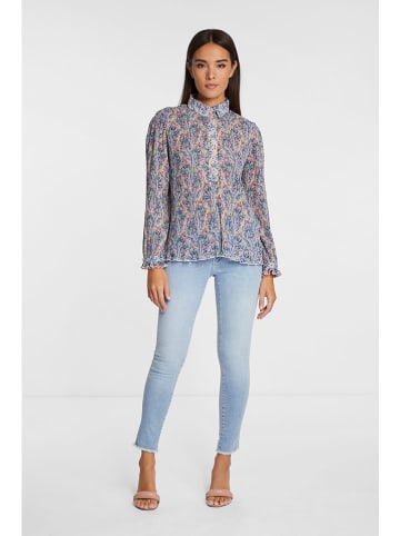 Rich & Royal Bluse in Rosa/ Blau
