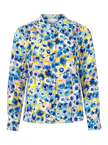 Rich & Royal Bluse in Blau/ Rosa
