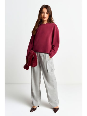 Rich & Royal Sweatshirt in Bordeaux