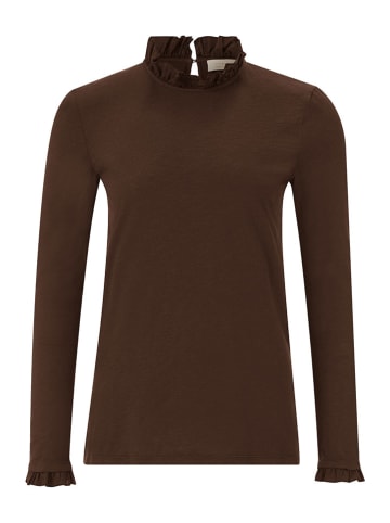 Rich & Royal Longsleeve in Dunkelbraun
