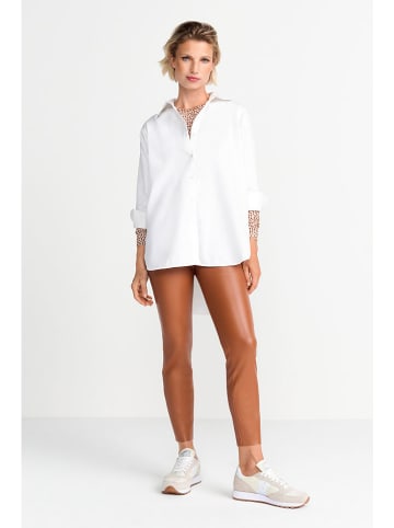 Rich & Royal Kunstlederhose in Camel