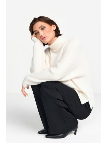 Rich&Royal Rollkragenpullover in Creme