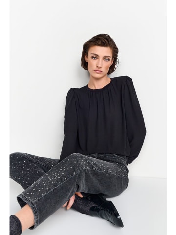 Rich & Royal Bluse in Schwarz