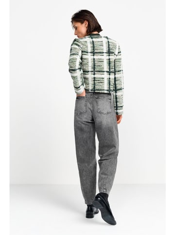 Rich&Royal Cardigan in Grün/ Schwarz