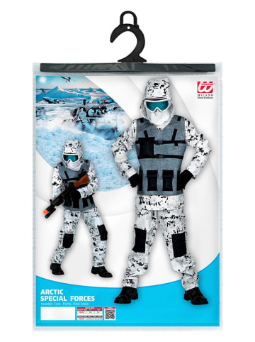 Carnival Party 3-delig kostuum "Arctic Special Forces" wit