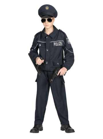 Carnival Party 3-częściowy kostium "Police officer" w kolorze granatowym