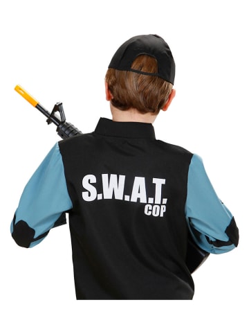 Carnival Party 3-delig kostuum "S.W.A.T." zwart