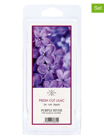 Purple River Woski zapachowe (4 szt.) "Fresh Cut Lilac" - 4 x 50 g