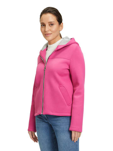 AMBER & JUNE Sweatjacke in Pink