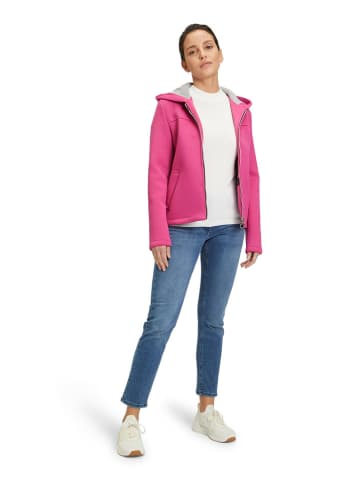 AMBER & JUNE Sweatjacke in Pink
