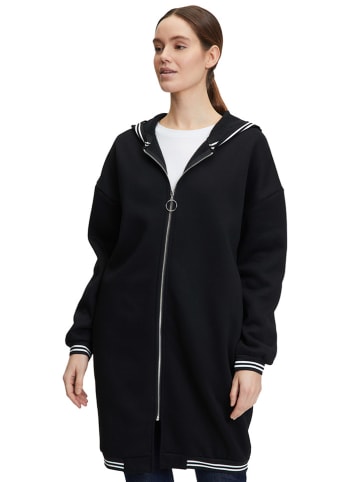 AMBER & JUNE Sweatjacke in Schwarz