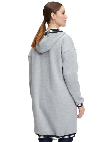 AMBER & JUNE Sweatjacke in Grau