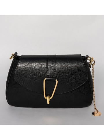 Christian Laurier Leren schoudertas "Leora" zwart - (B)27 x (H)19,5 x (D)9,5 cm