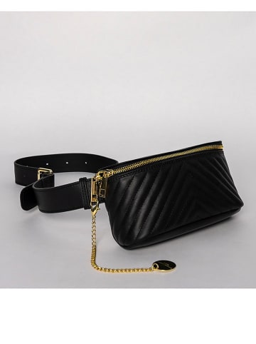 Christian Laurier Leder-Gürteltasche ''Manel'' in Schwarz - (B)25 x (H)10 x (T)6 cm