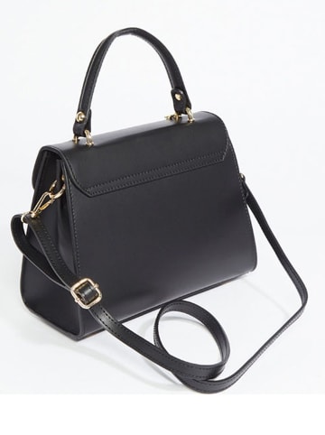 Christian Laurier Leder-Henkeltasche "Allana" in Schwarz - (B)20 x (H)15 x (T)6 cm
