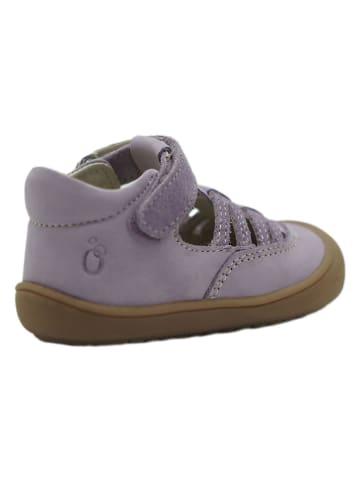lamino Leder-Halbsandalen in Lila