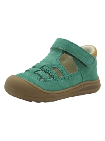 lamino Leder-Halbsandalen in Türkis
