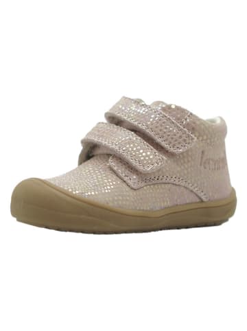 lamino Leren sneakers beige
