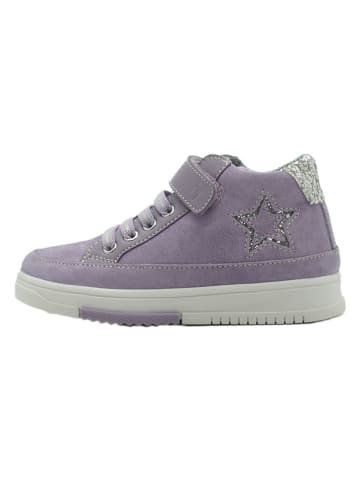 lamino Leder-Sneakers in Lila