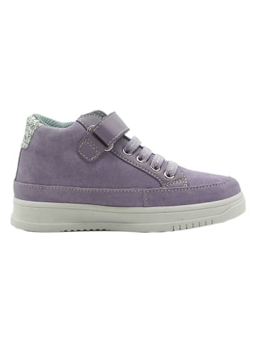lamino Leder-Sneakers in Lila