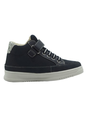 lamino Leder-Sneakers in Dunkelblau
