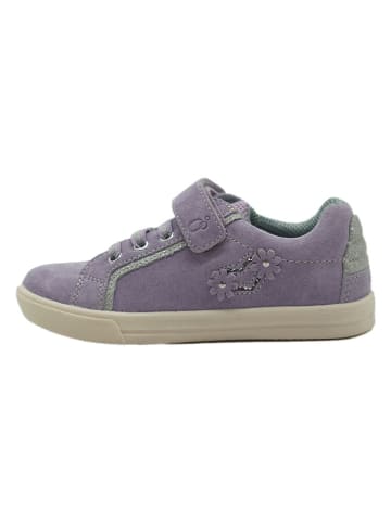 lamino Leder-Sneakers in Lila
