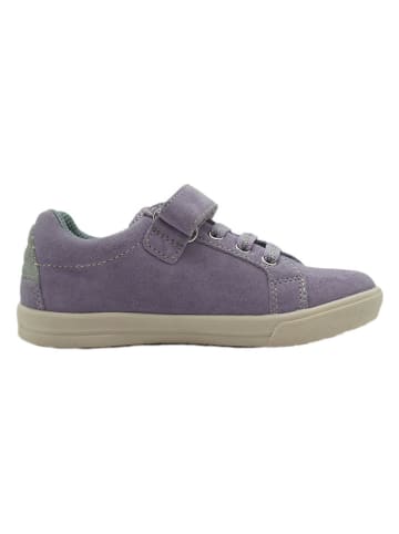 lamino Skórzane sneakersy w kolorze fioletowym