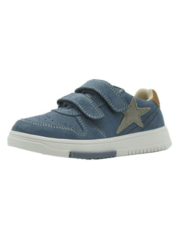 lamino Leder-Sneakers in Blau