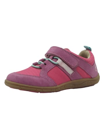 lamino Leder-Barfußschuhe in Pink/ Lila