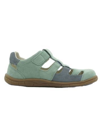 lamino Leren barefootenkelsandalen turquoise