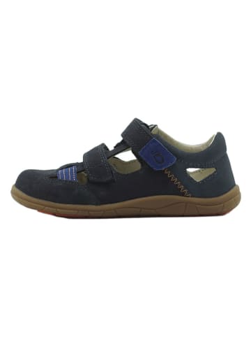 lamino Leren barefootschoenen donkerblauw