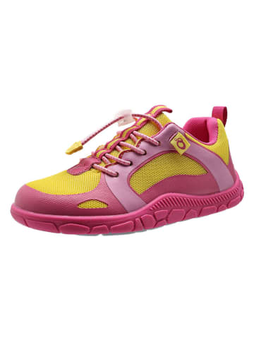 lamino Barfußschuhe in Pink/ Gelb