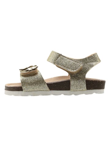 lamino Sandalen goudkleurig