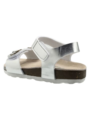 lamino Sandalen zilverkleurig