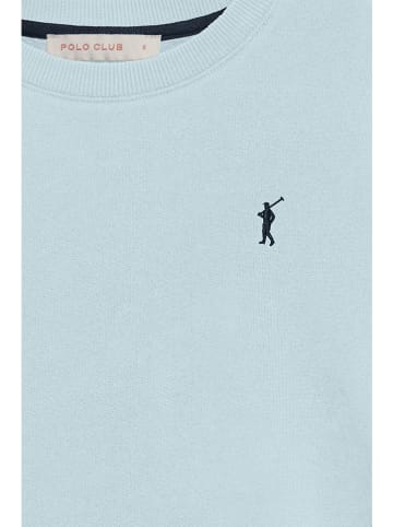 Polo Club Sweatshirt in Hellblau