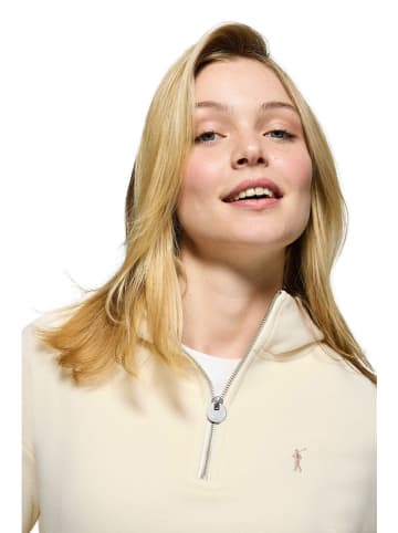 Polo Club Hoodie in Creme