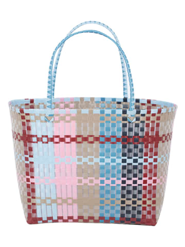 Overbeck and Friends Shopper "Babette" in Bunt - (B)46 x (H)35 x (T)32 cm
