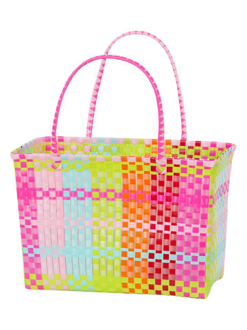 Overbeck and Friends Shopper "Suzette" in Bunt - (B)43 x (H)28 x (T)23 cm