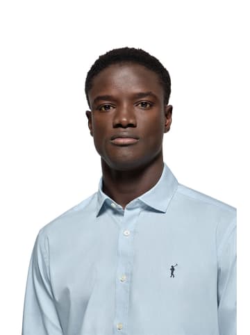 Polo Club Hemd - Slim fit - in Hellblau