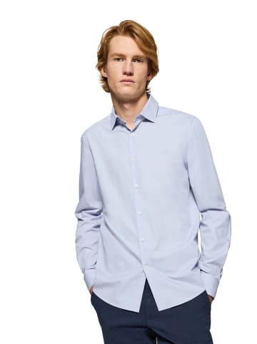 Polo Club Blouse - slim fit - lichtblauw