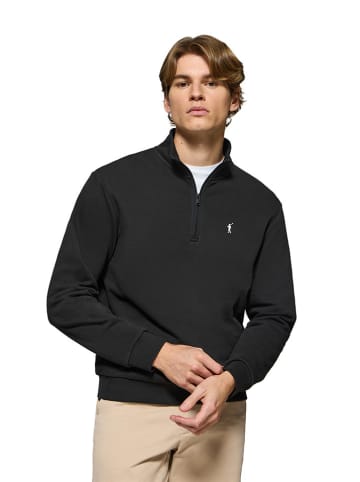 Polo Club Sweatshirt in Schwarz