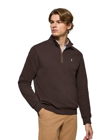 Polo Club Sweatshirt in Braun