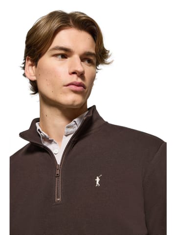 Polo Club Sweatshirt in Braun