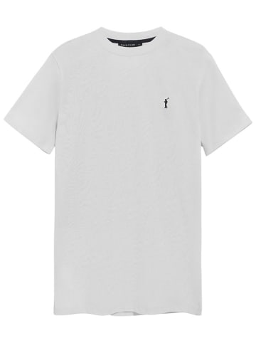 Polo Club 3er-Set: Shirts in Grau/ Weiß/ Dunkelblau