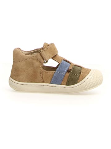 Naturino Leder-Halbsandalen "Bede" in Hellbraun